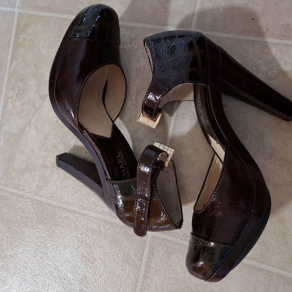 michael kors shoes heels sz 7.5